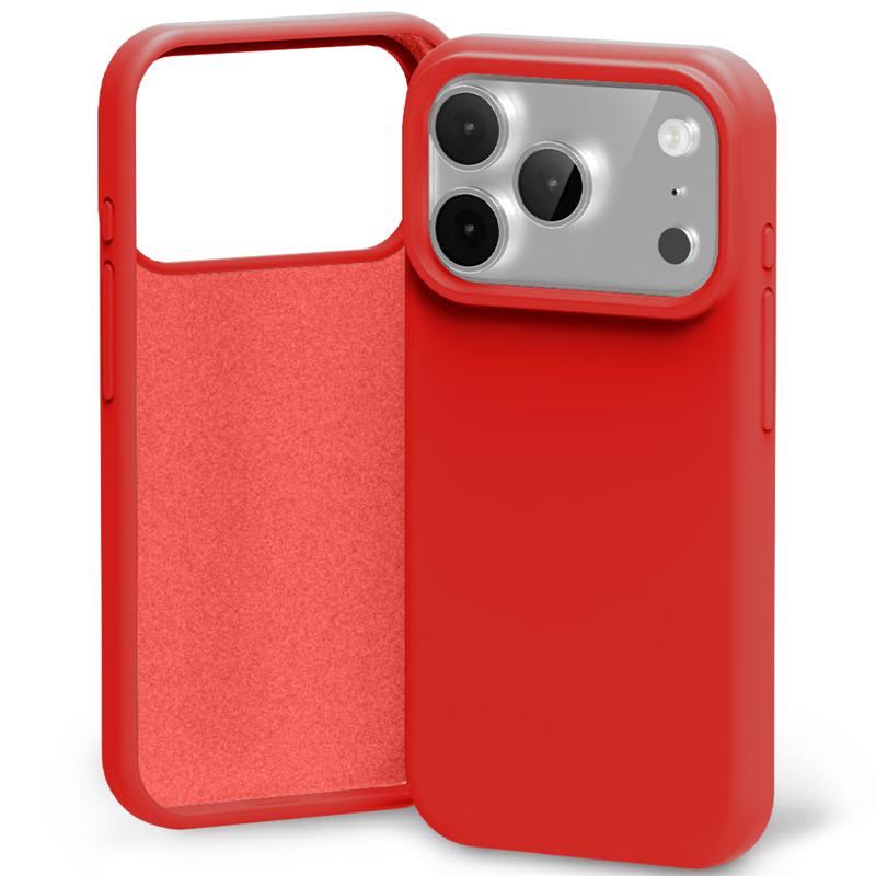 Mercury Silicone suojakuori iPhone 17 Pro / 18 Pro, punainen