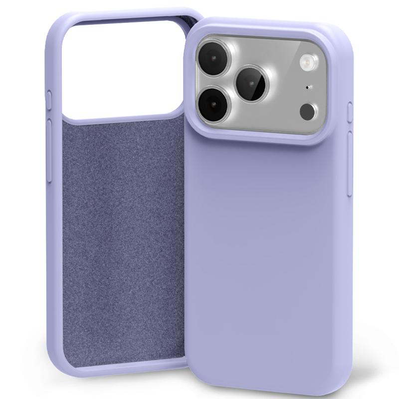 Mercury Silicone suojakuori iPhone 17 Pro / 18 Pro, laventelinharmaa