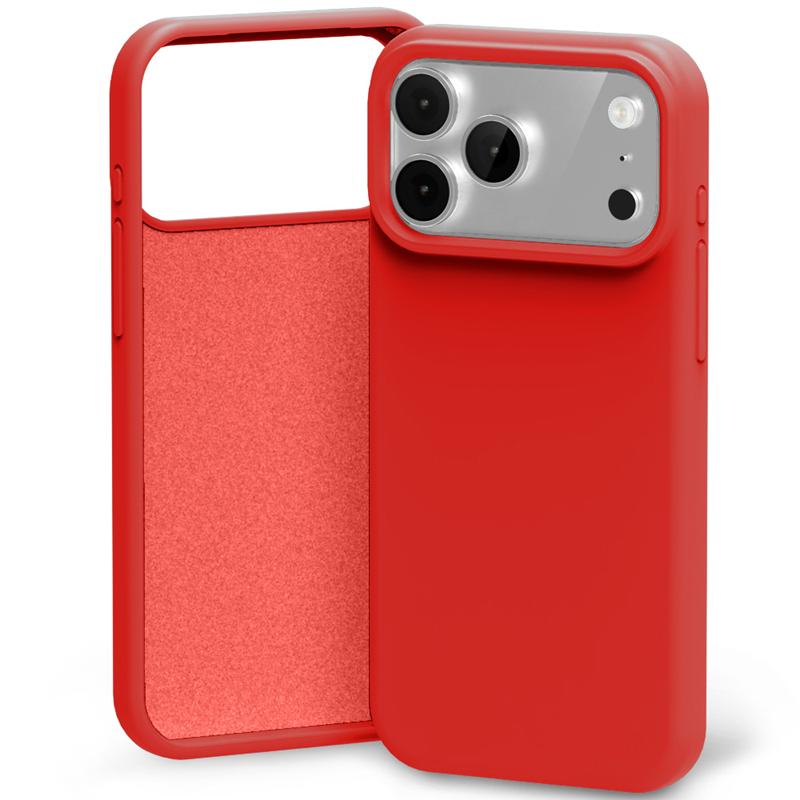 Mercury Silicone suojakuori iPhone 17 Pro Max / 18 Pro Max, punainen