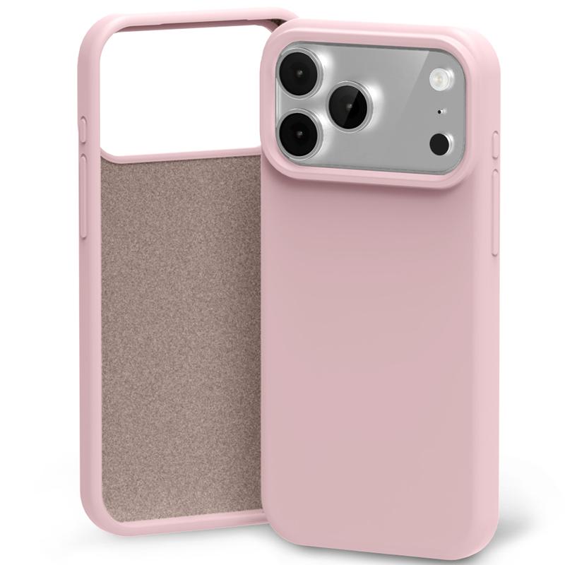 Mercury Silicone suojakuori iPhone 17 Pro Max / 18 Pro Max, hiekanpunainen