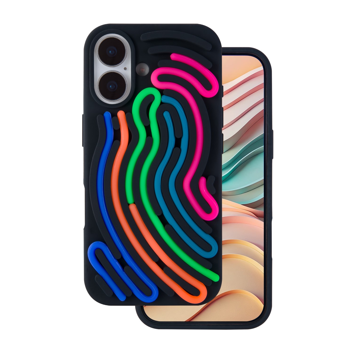 DIY Snake suojakuori iPhone 17 6,3" musta