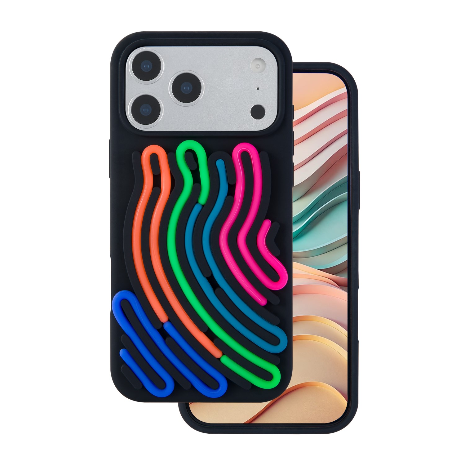 DIY Snake suojakuori iPhone 17 Pro Max 6,9" musta
