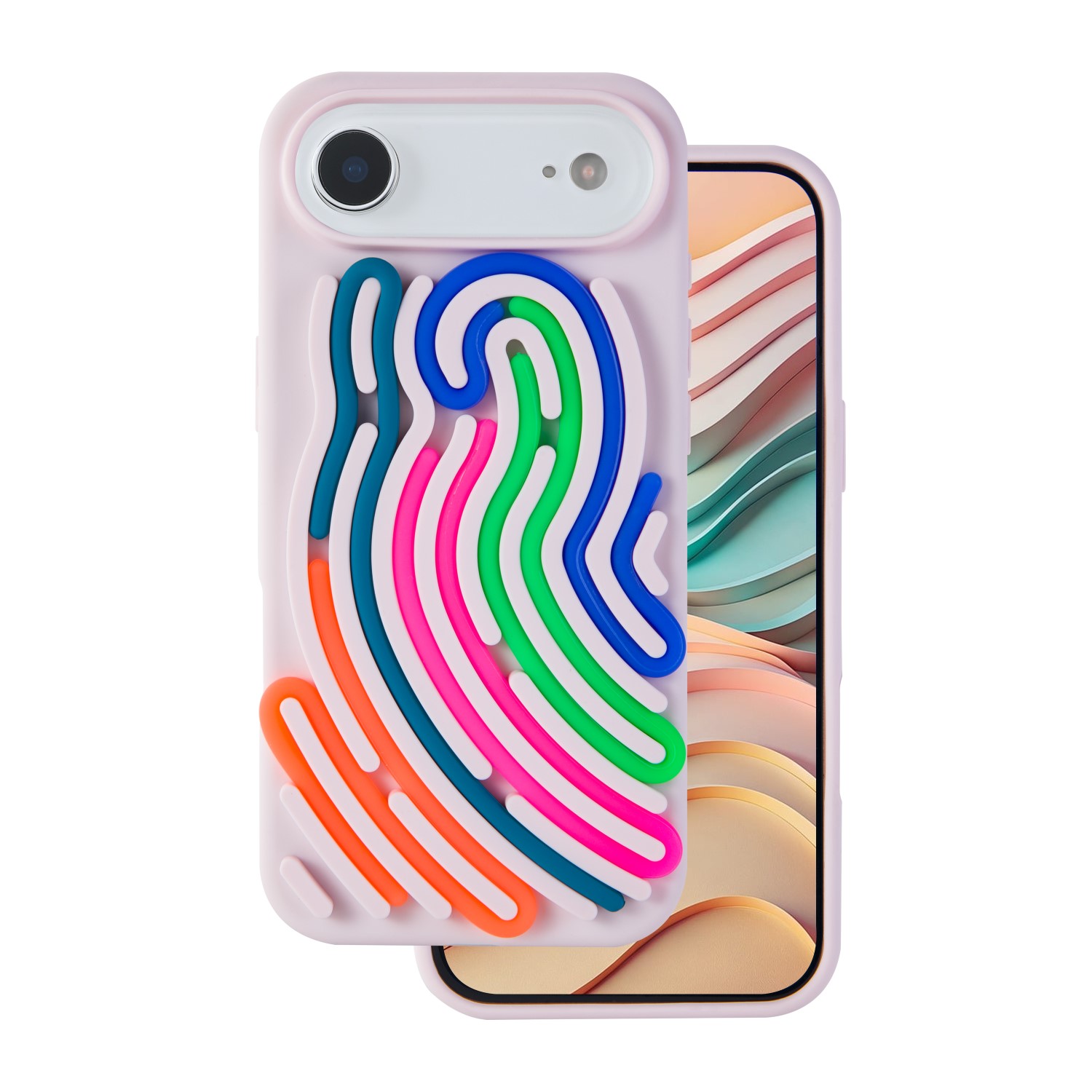 DIY Snake suojakuori iPhone 17 Air 6,6" vaaleanpunainen