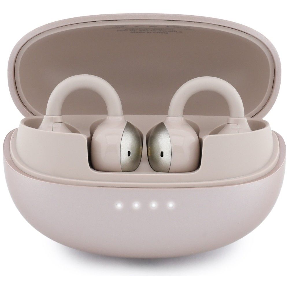 Wireless earphones OWS Guess Metalic Finish Electropated Parts Classic Logo pink
