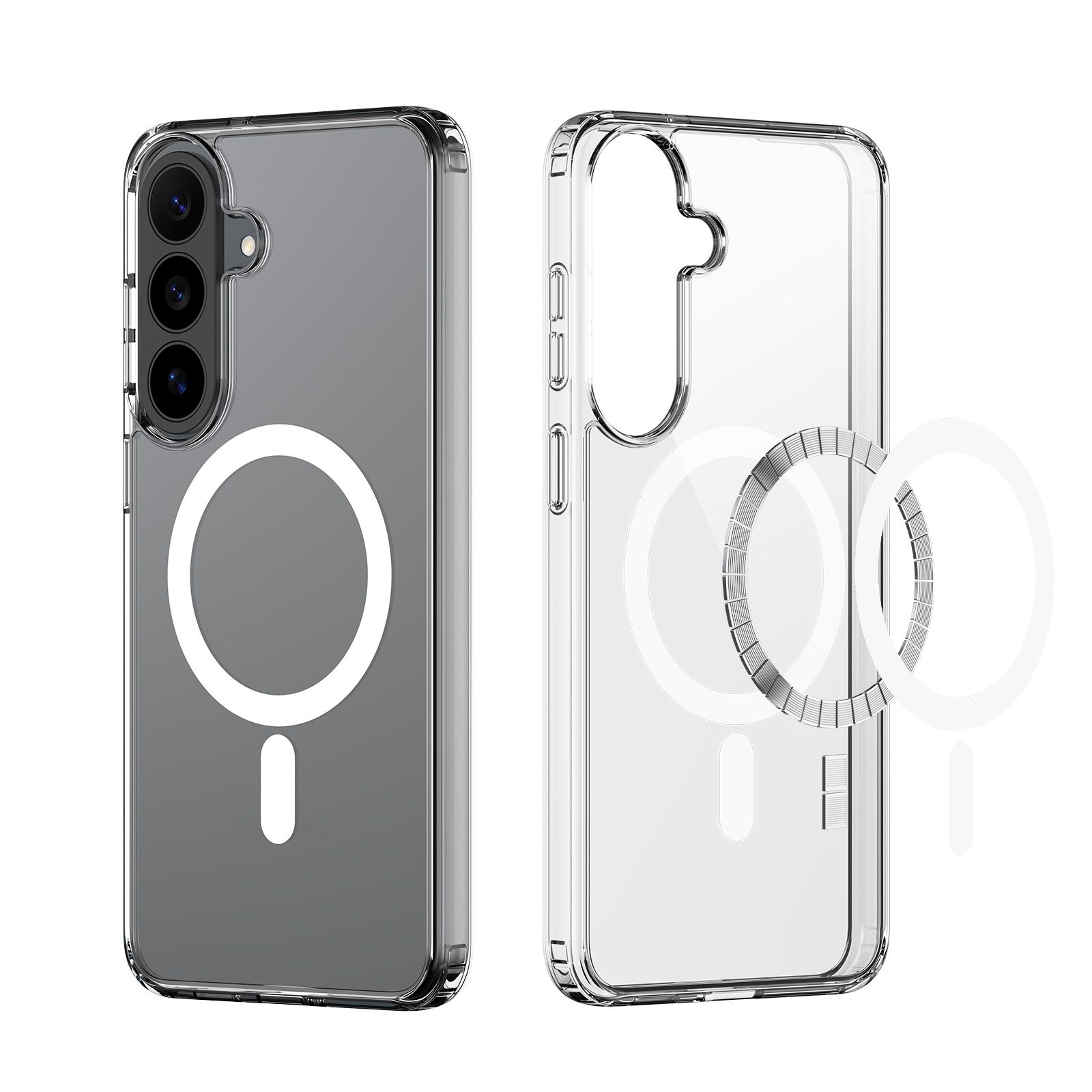 DUX DUCIS case CLIN MAG compatible with MagSafe for SAMSUNG S26 FE transparent