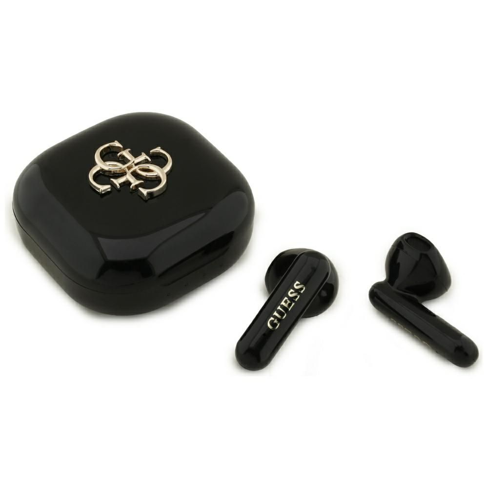 Guess 4G Metal Logo TWS Langattomat Kuulokkeet - musta
