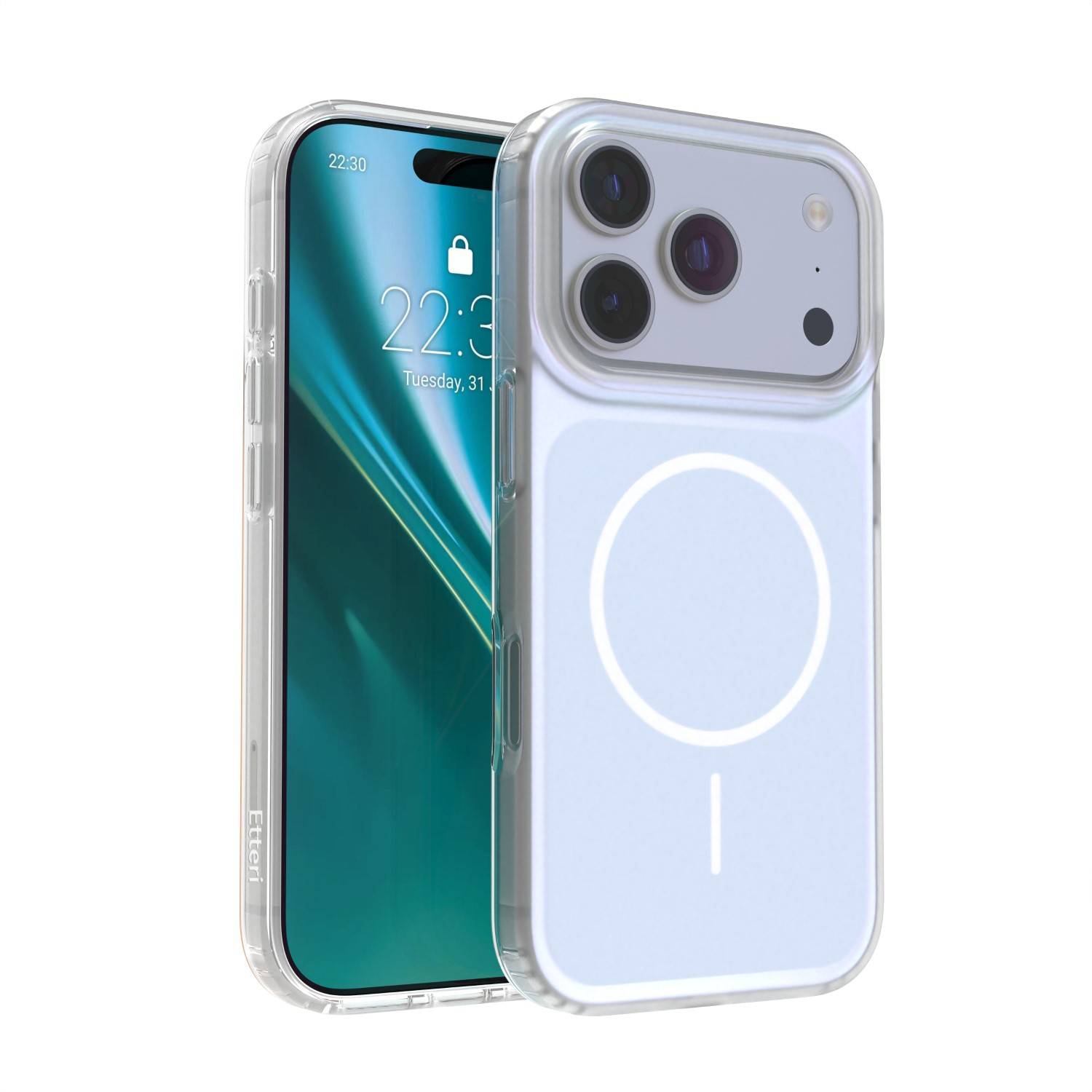 Etteri Hidden Pearl suojakuori iPhone 17 Pro 6,3" vaaleansininen