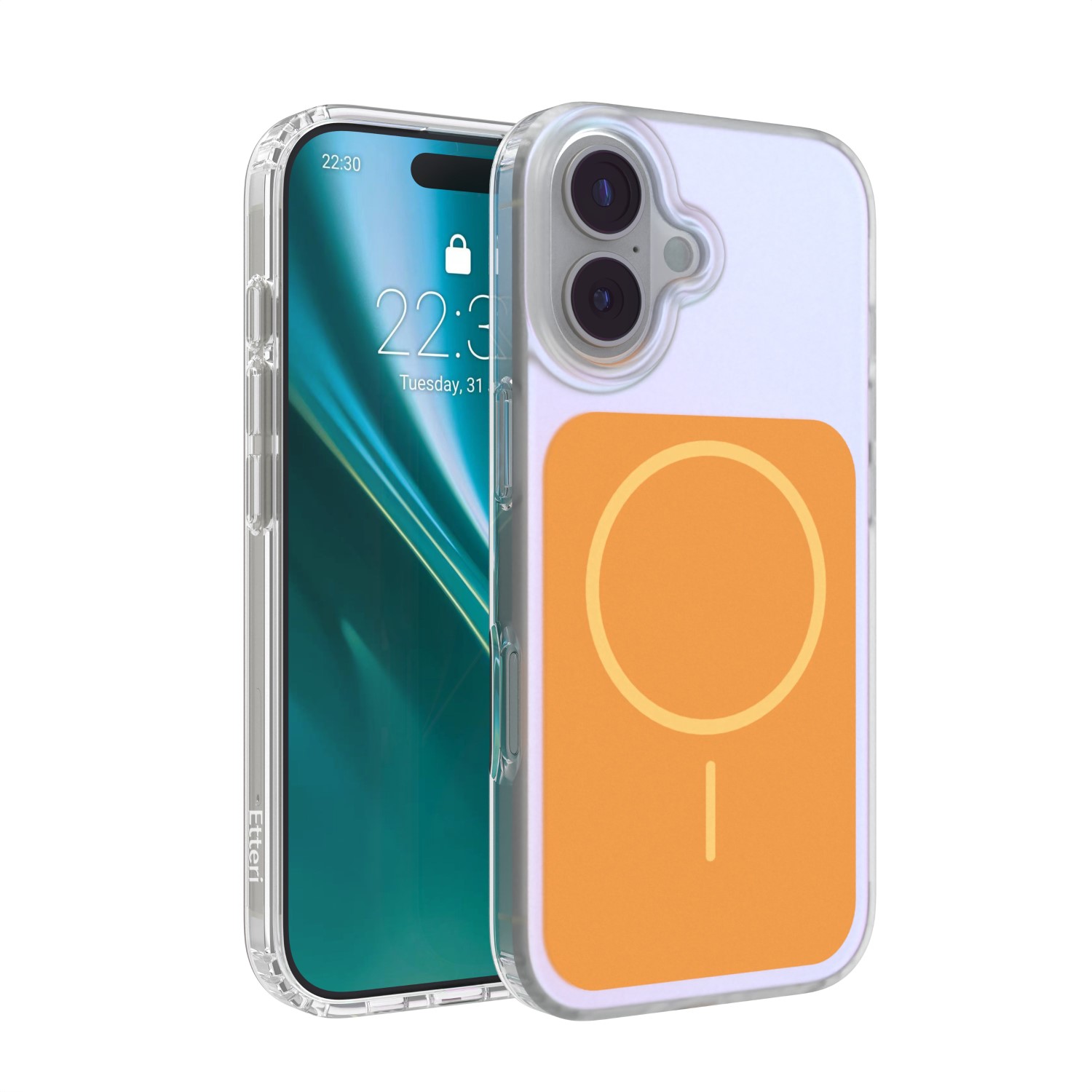 Etteri Hidden Pearl suojakuori iPhone 17 6,3" oranssi