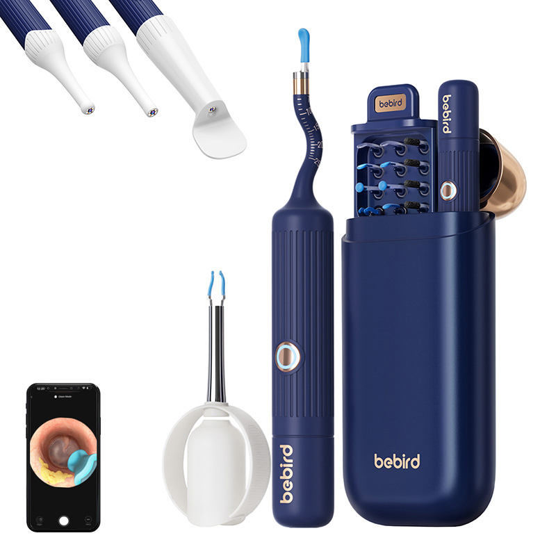 Bebird EarSight Plus otoskooppi korvanpuhdistuskameralla (sininen)
