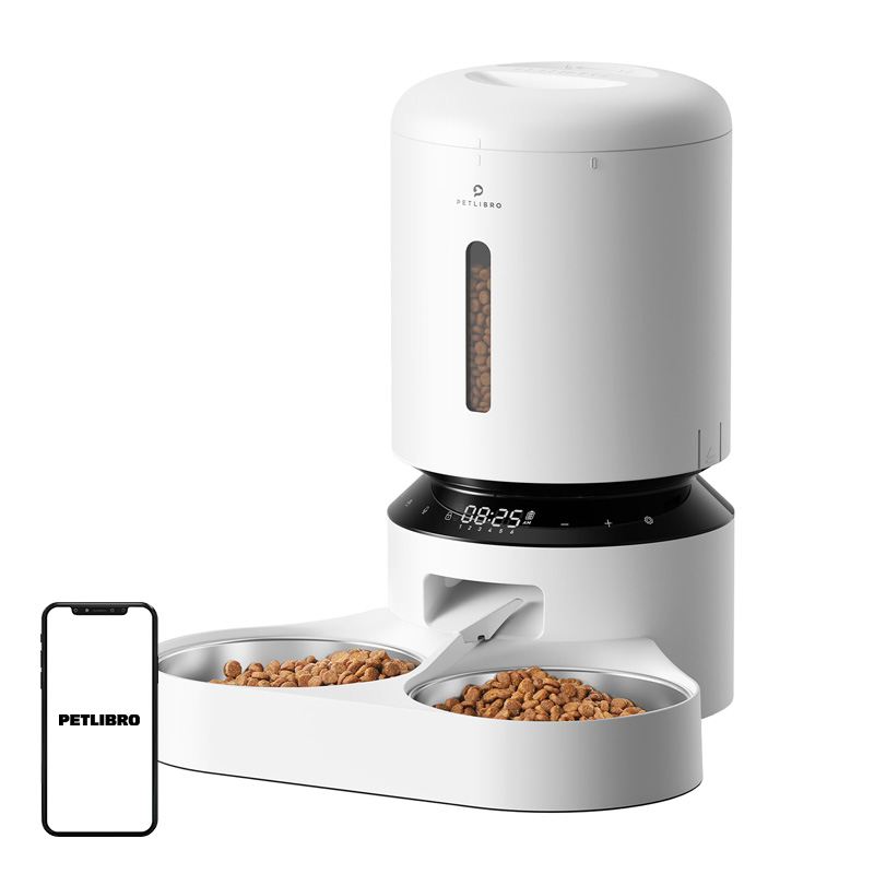 Petlibro Granary ruoka-automaatti kaksoiskulholla, 5L (valkoinen)