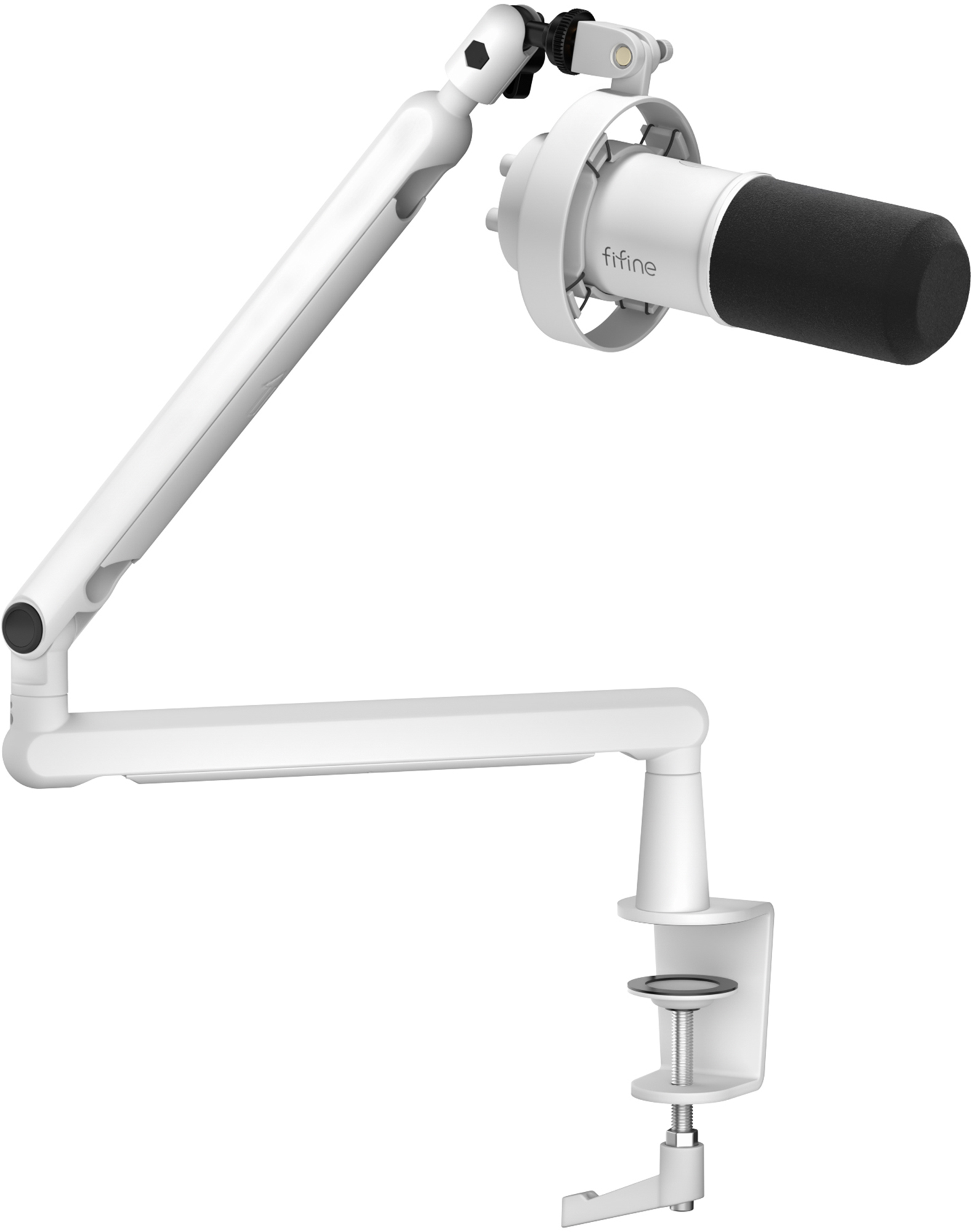 Fifine T688W dynaaminen mikrofoni (valkoinen)