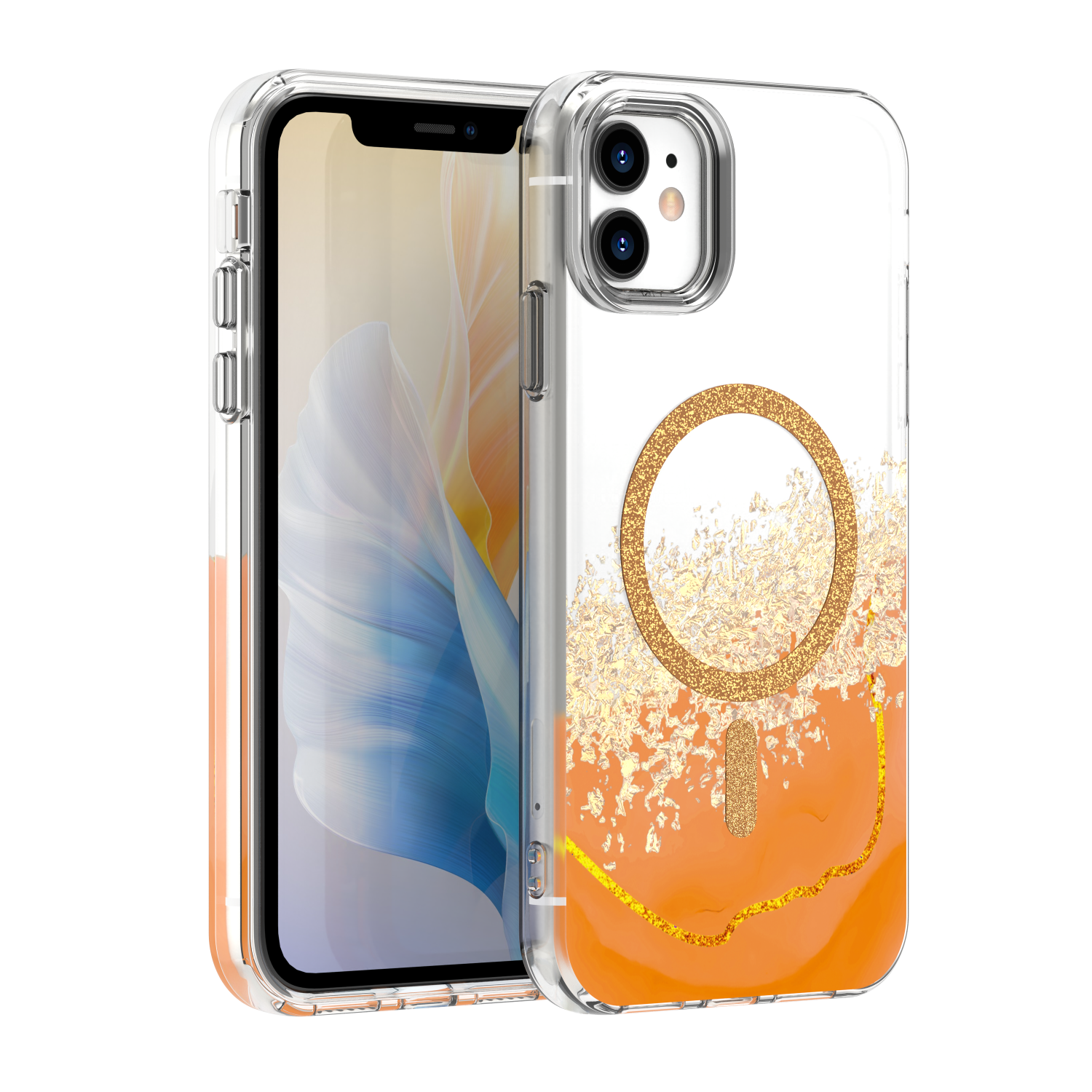 Epoxy Mag suojakuori iPhone 11 oranssi
