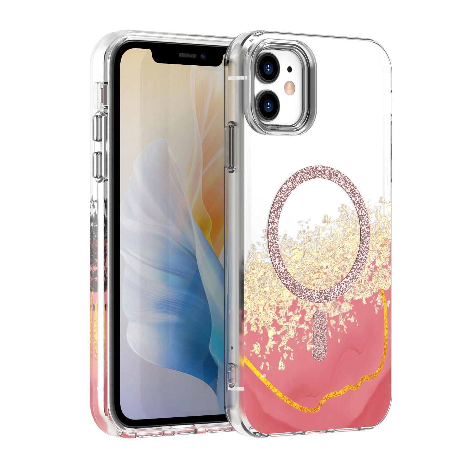 Epoxy Mag suojakuori iPhone 11 vaaleanpunainen
