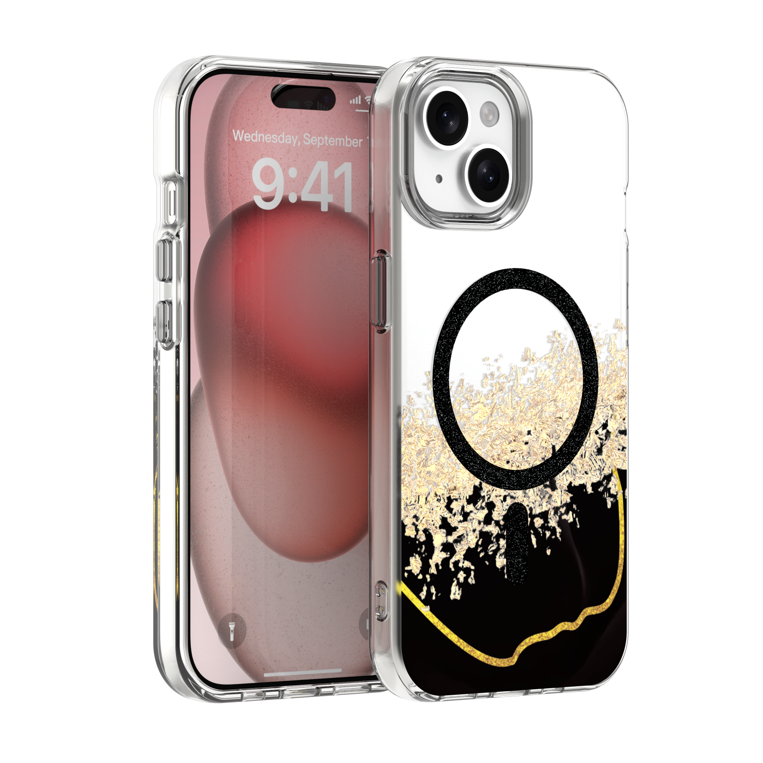 Epoxy Mag suojakuori iPhone 13 / 14 6,1" musta