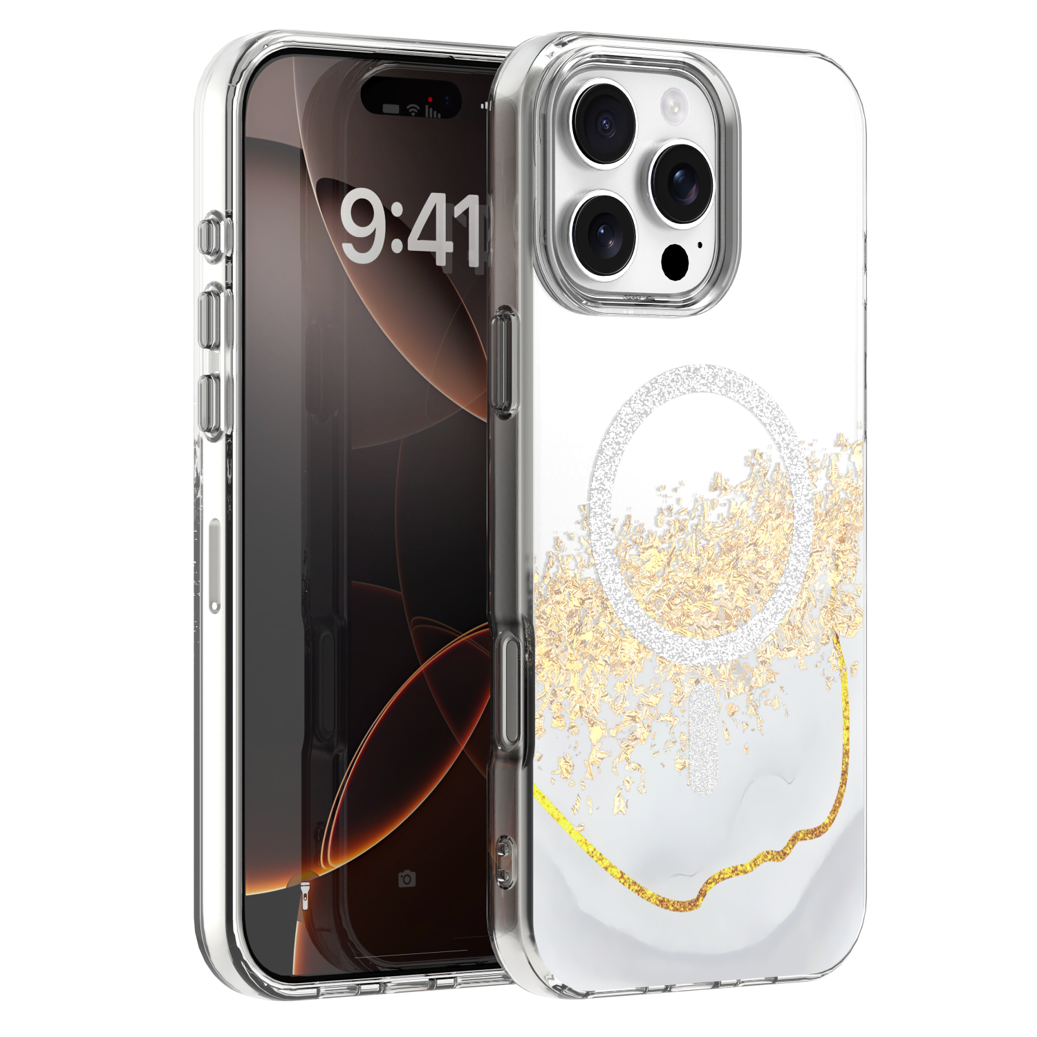 Epoxy Mag suojakuori iPhone 16 Pro Max 6,9" valkoinen