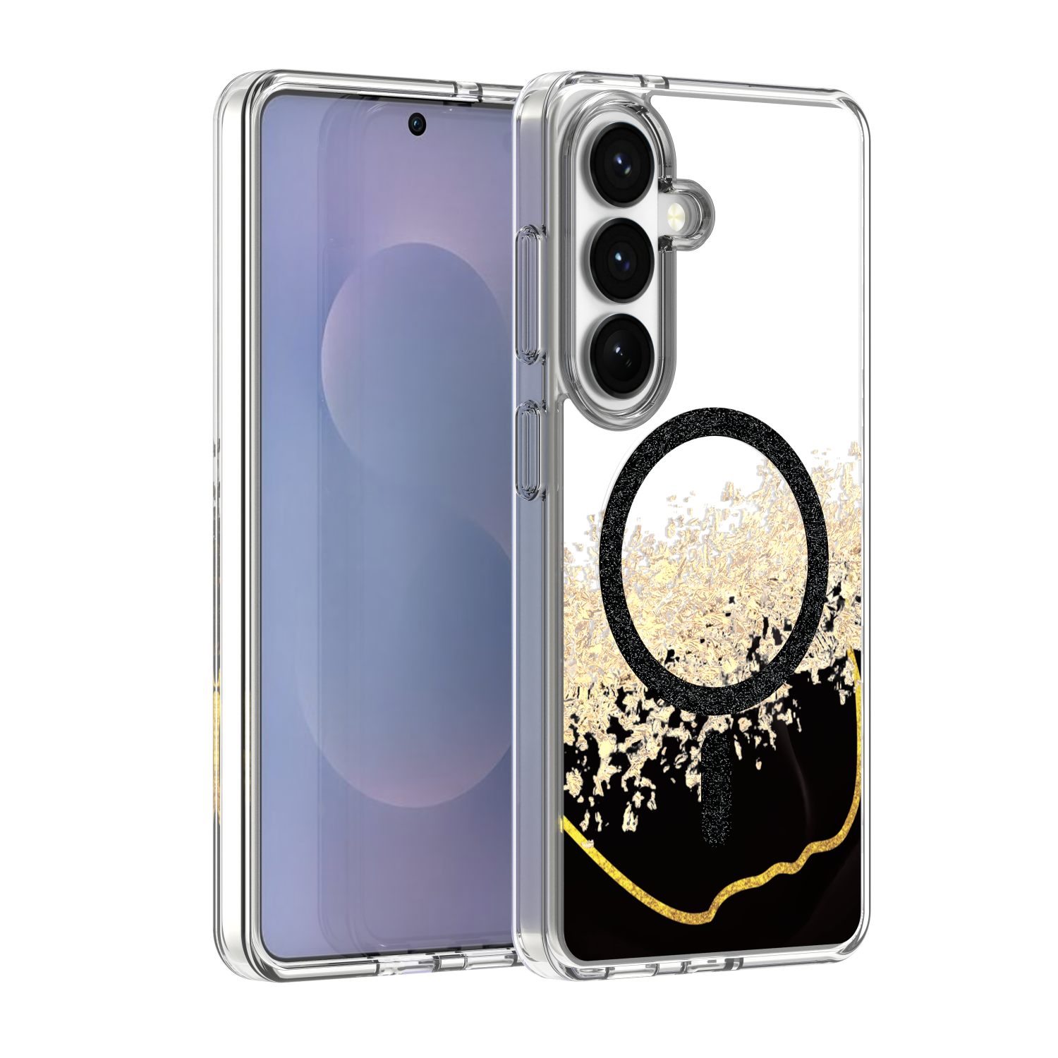 Epoxy Mag suojakuori Samsung Galaxy S24 / S25 musta