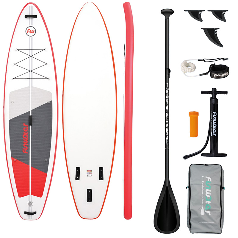 FunWater SUP-lauta SUPFW69C 3,35m (punavalkoinen)