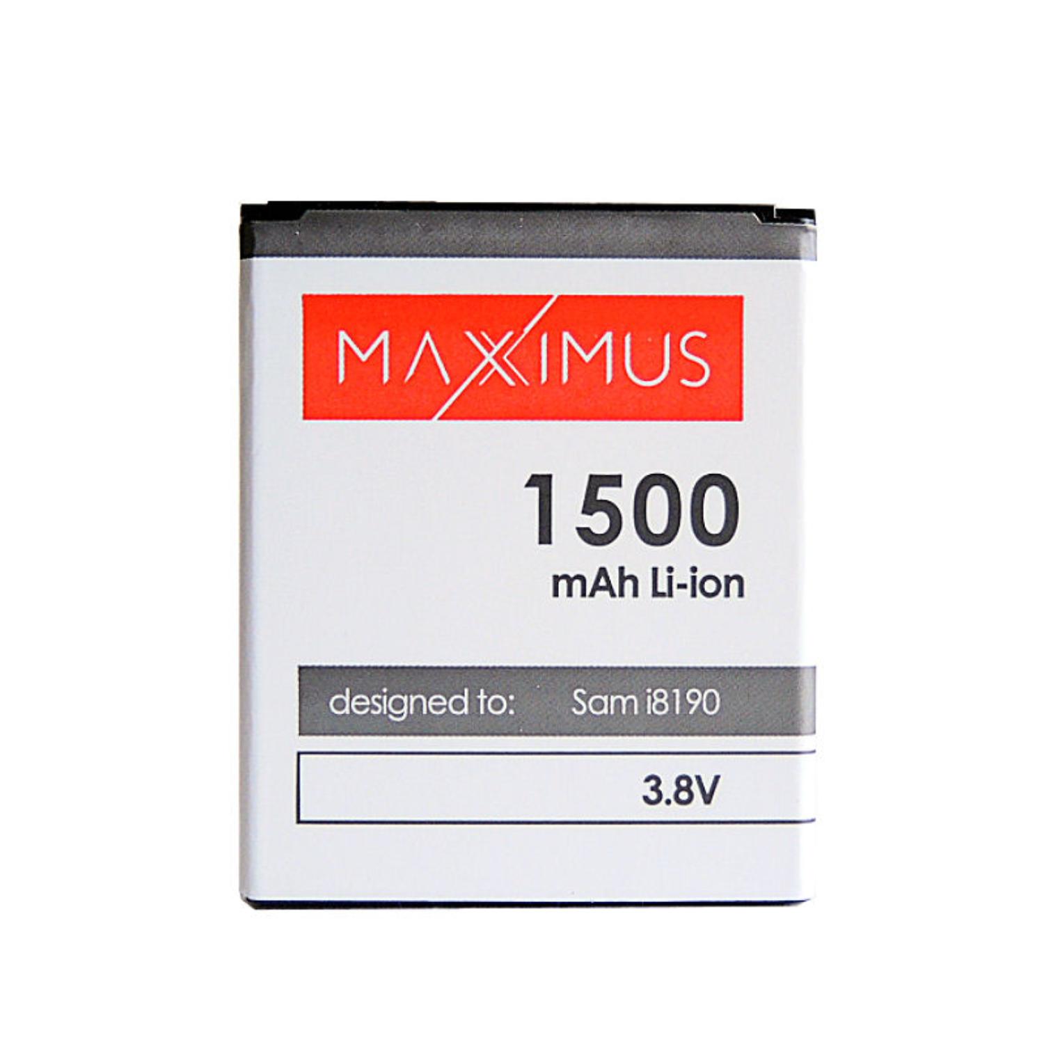 Akku MAXXIMUS SAM i8190 S7560 1500 LION