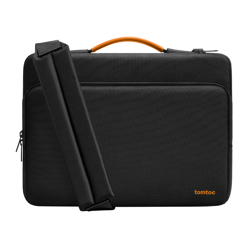 TOMTOC Defender-A40 kannettavan tietokoneen olkalaukku 16" (musta)