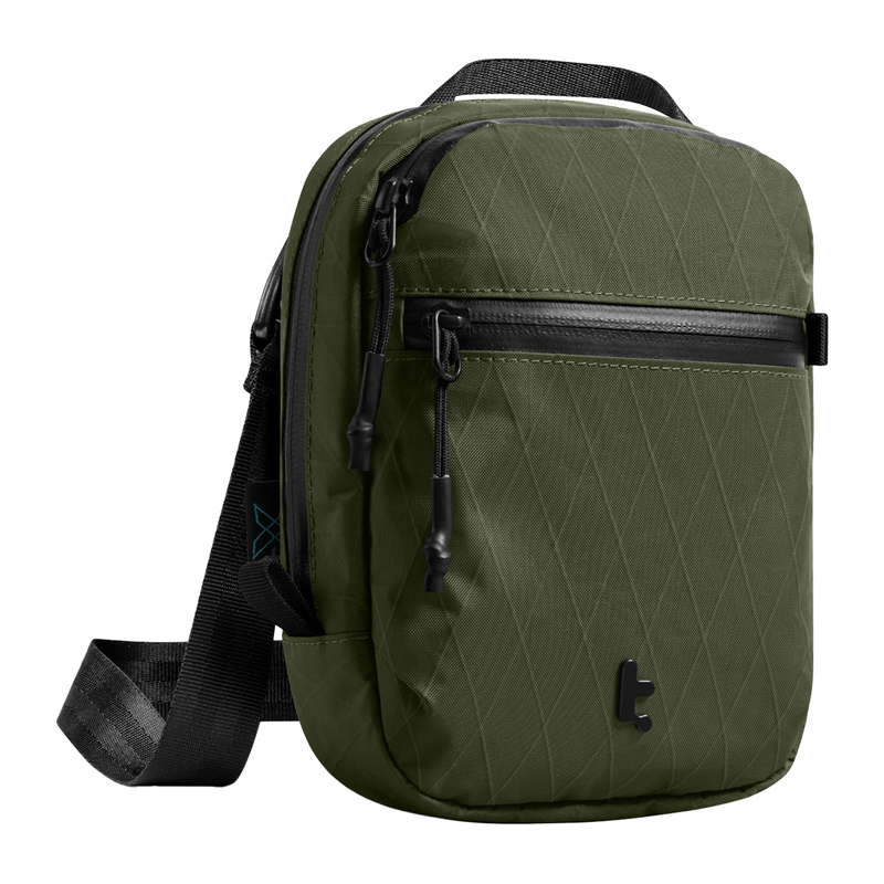 TOMTOC Aviator-T37 matkalaukku olkahihnalla X-Pac 1.3L (vihreä)