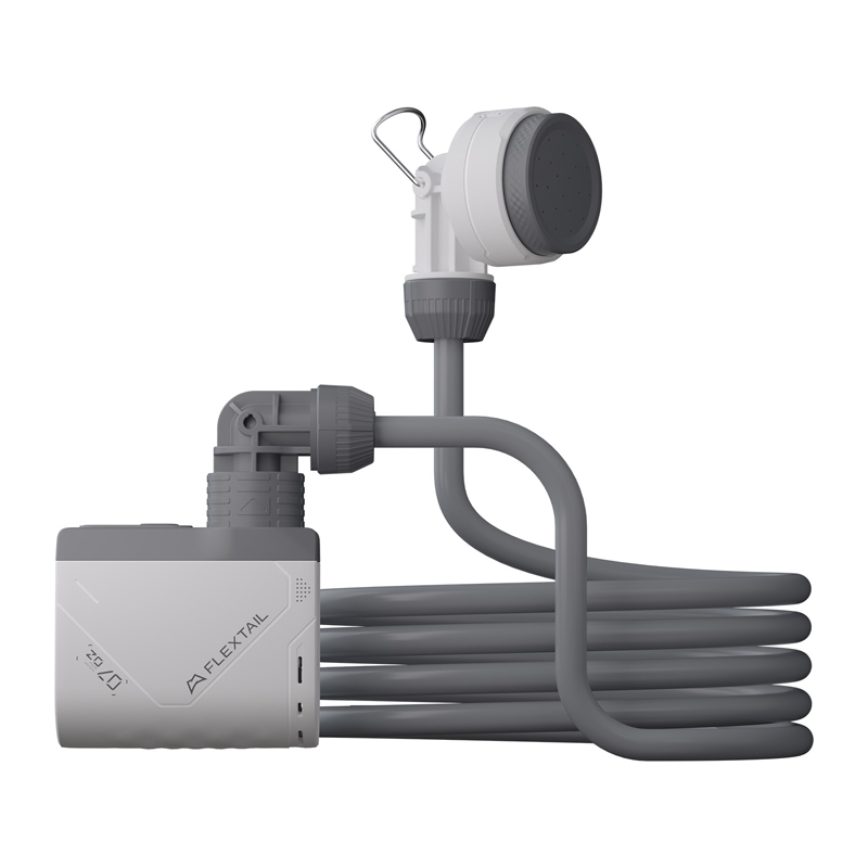 Flextail Tiny Shower kannettava suihku pumpulla (valkoinen)