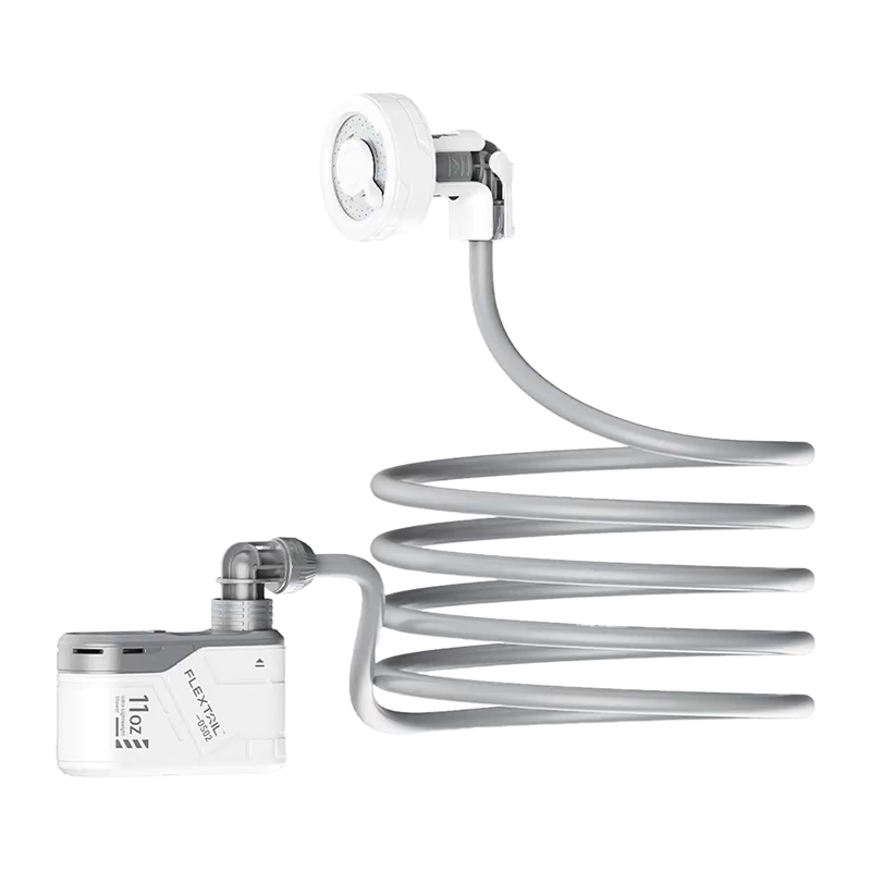 Flextail Max Shower kannettava suihku kotelolla (valkoinen)