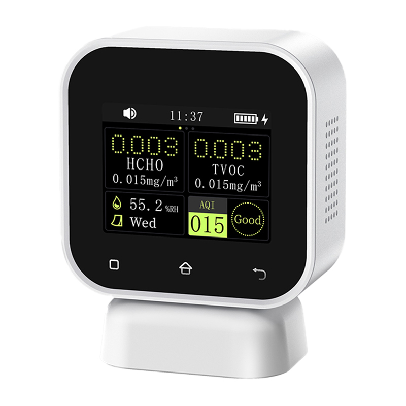 4-in-1 sisäilman laadun mittari, formaldehydin ilmaisin kosketusnäytöllä FNIRSI SFD-02