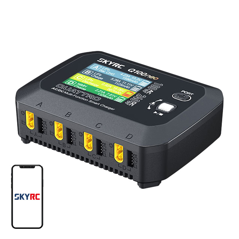 SkyRC Q100neo AC/DC monitoiminen älylaturi