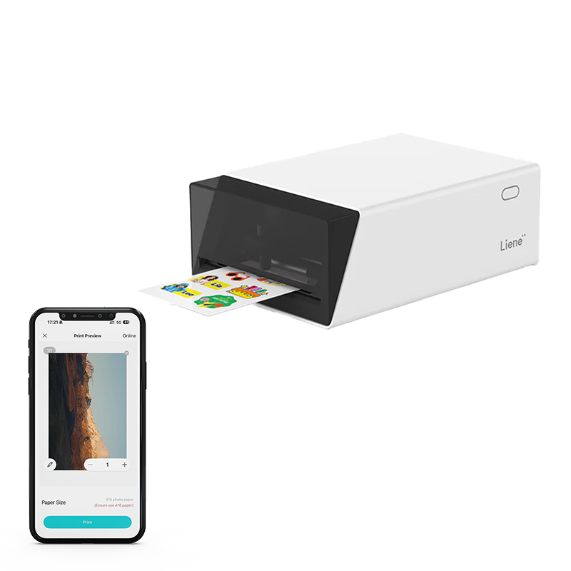 Liene Pix Cut 2-in-1 kannettava valokuvatulostin