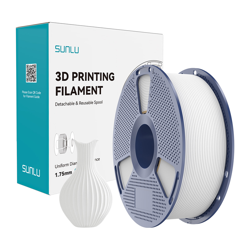 Sunlu PLA Classic valkoinen filamentti 1.75mm 1KG