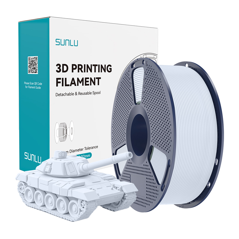 Sunlu PLA+ High-Speed valkoinen filamentti