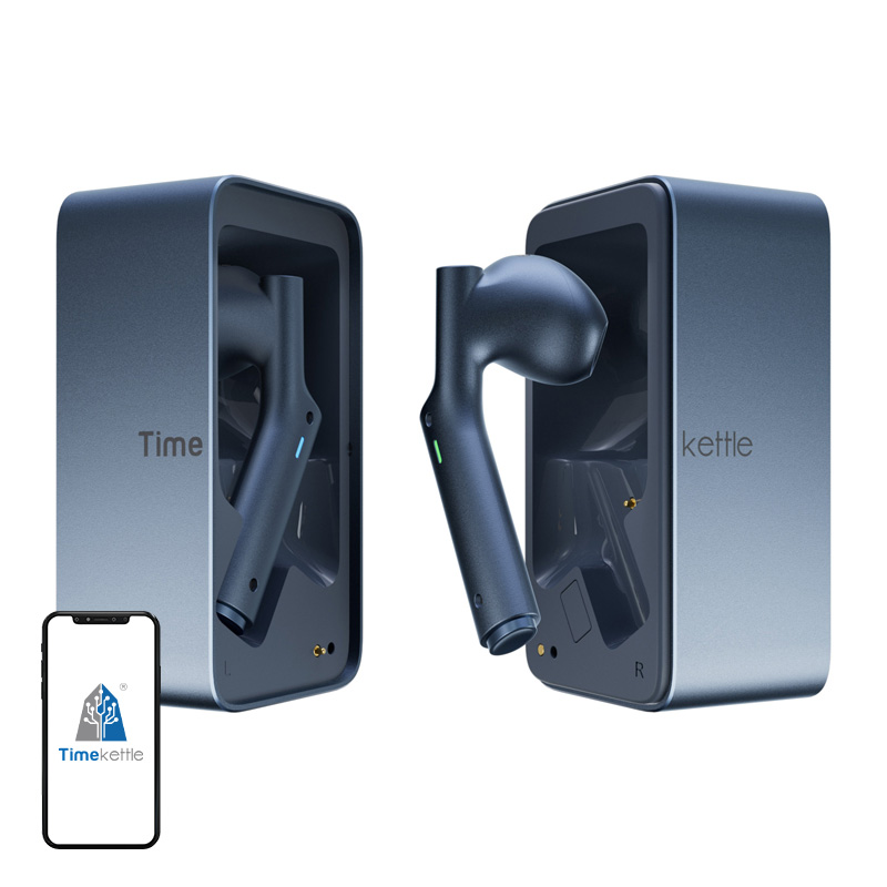 TIMEKETTLE W4 käännöskuulokkeet (siniset)