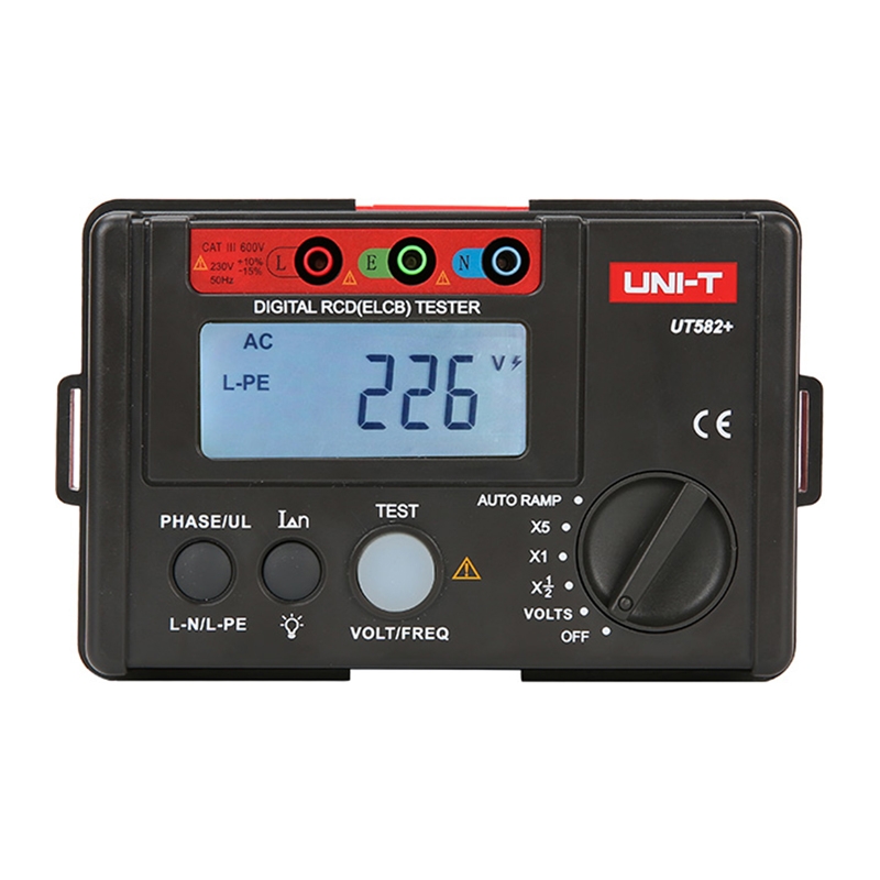 RCD-testeri Uni-T UT582+