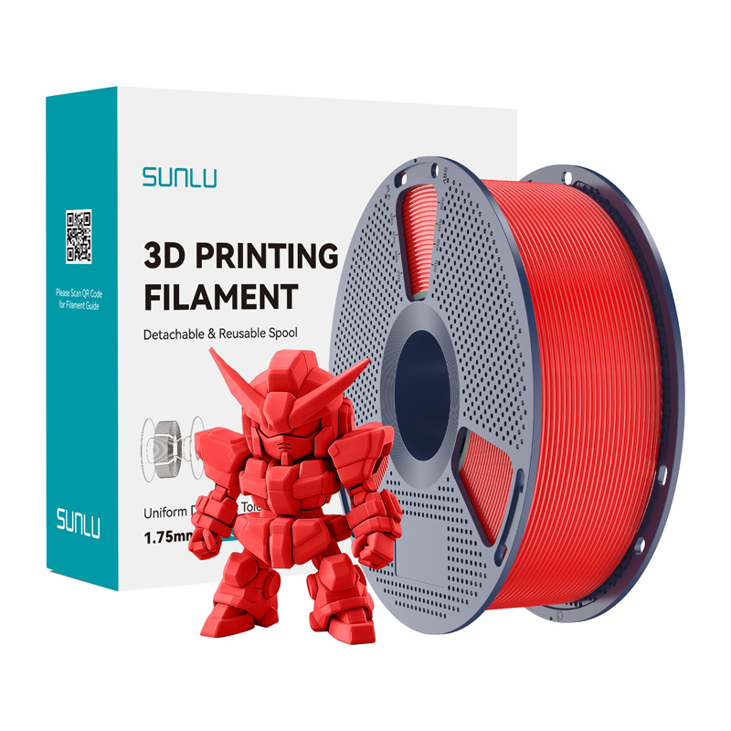 Sunlu PLA+ 2.0 -filamentti (punainen)
