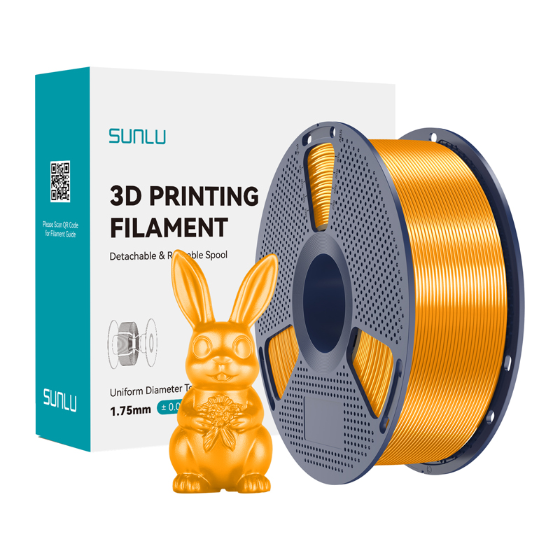 Sunlu PLA+ Silk -filamentti (messinki)