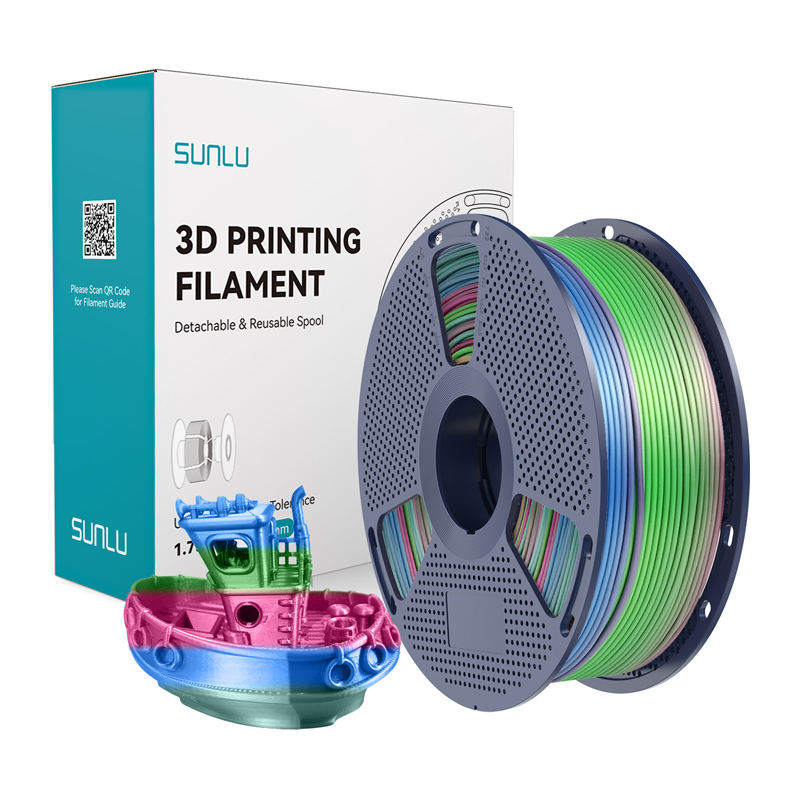 Sunlu PLA+ Silk filamentti (sateenkaari) 06