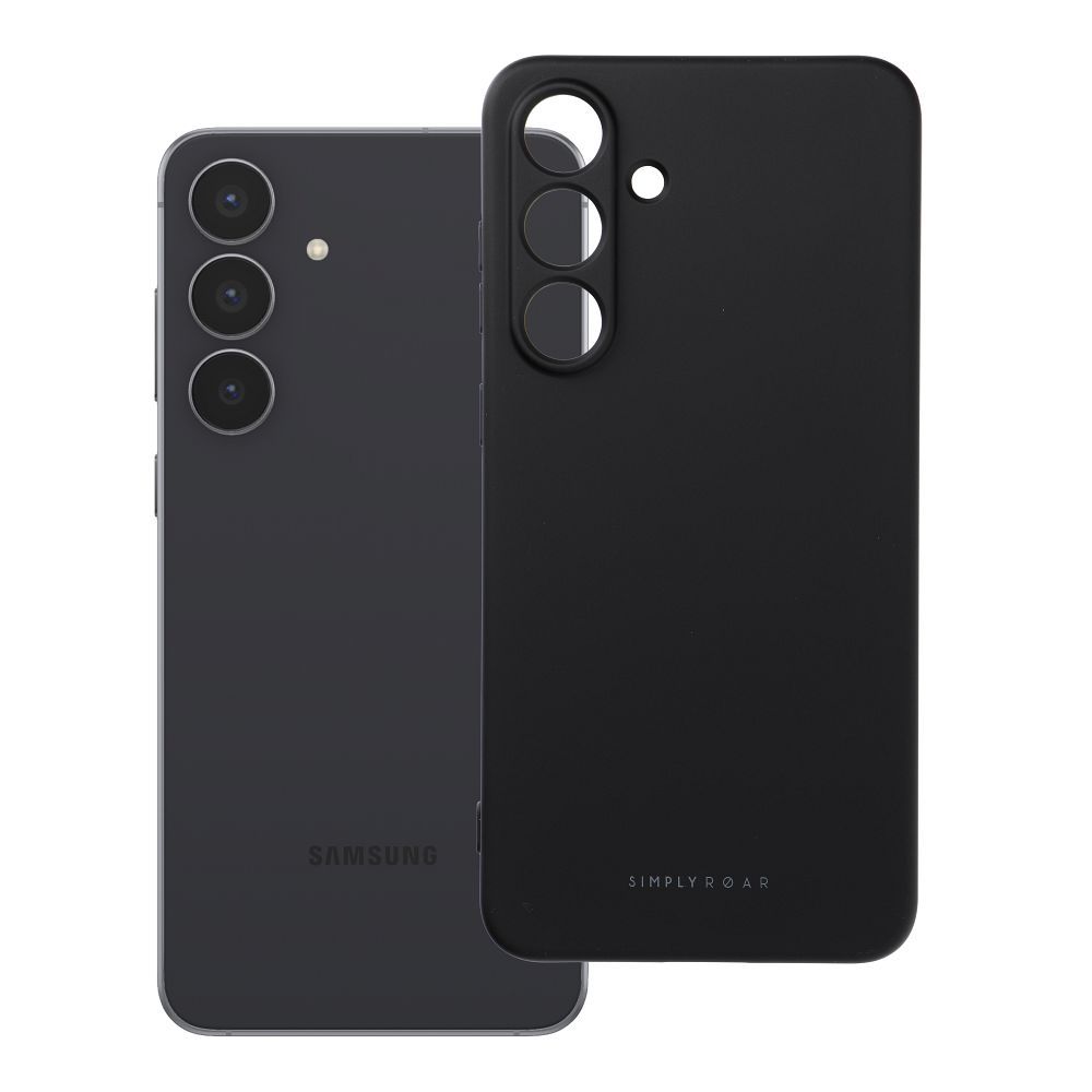 ROAR SPACE suojakuori Samsung S25 FE:lle musta