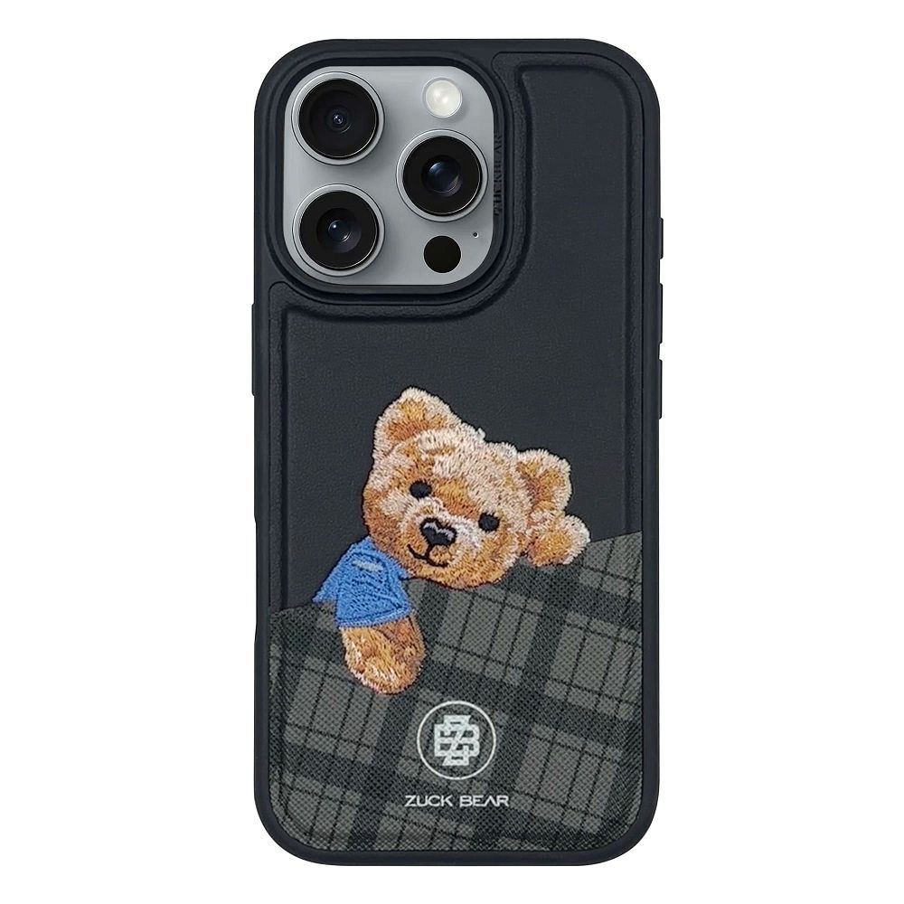 Zuck Bear Darren iPhone 16 musta