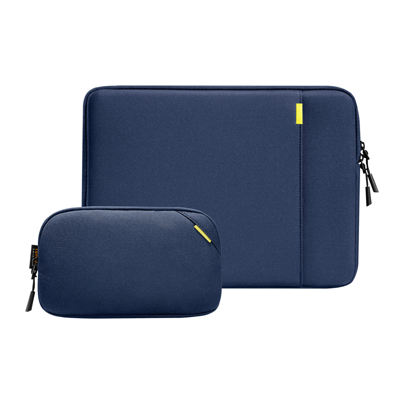 TOMTOC Defender-A13 kannettavan tietokoneen suojatasku + 14" laukkusetti (tummansininen)
