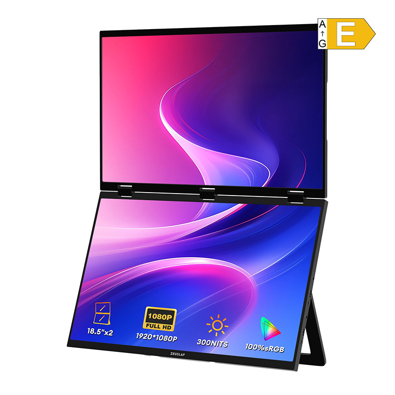 ZEUSLAP Z18W kaksois-18" kannettava näyttö