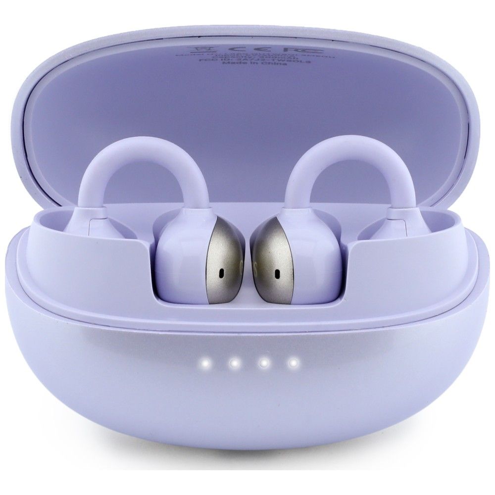 Wireless earphones OWS Guess Metalic Finish Electropated Parts Classic Logo purple