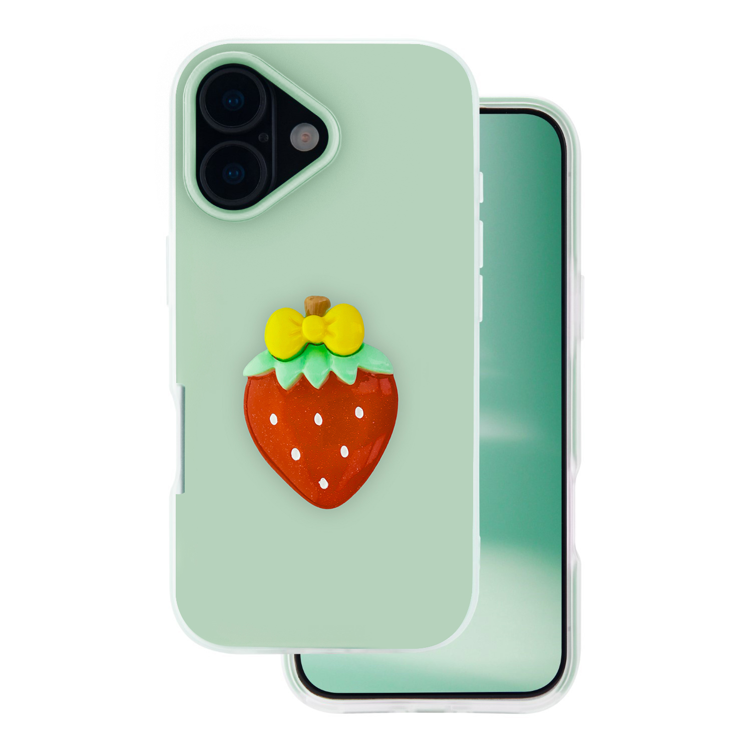 Fruit 2in1 suojakuori iPhone 16 6,1" vihreä