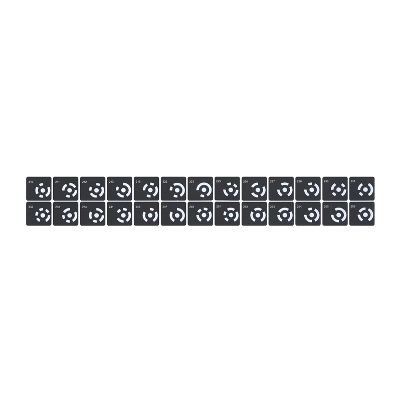 Revopoint itsekiinnittyvät merkit (208 kpl)