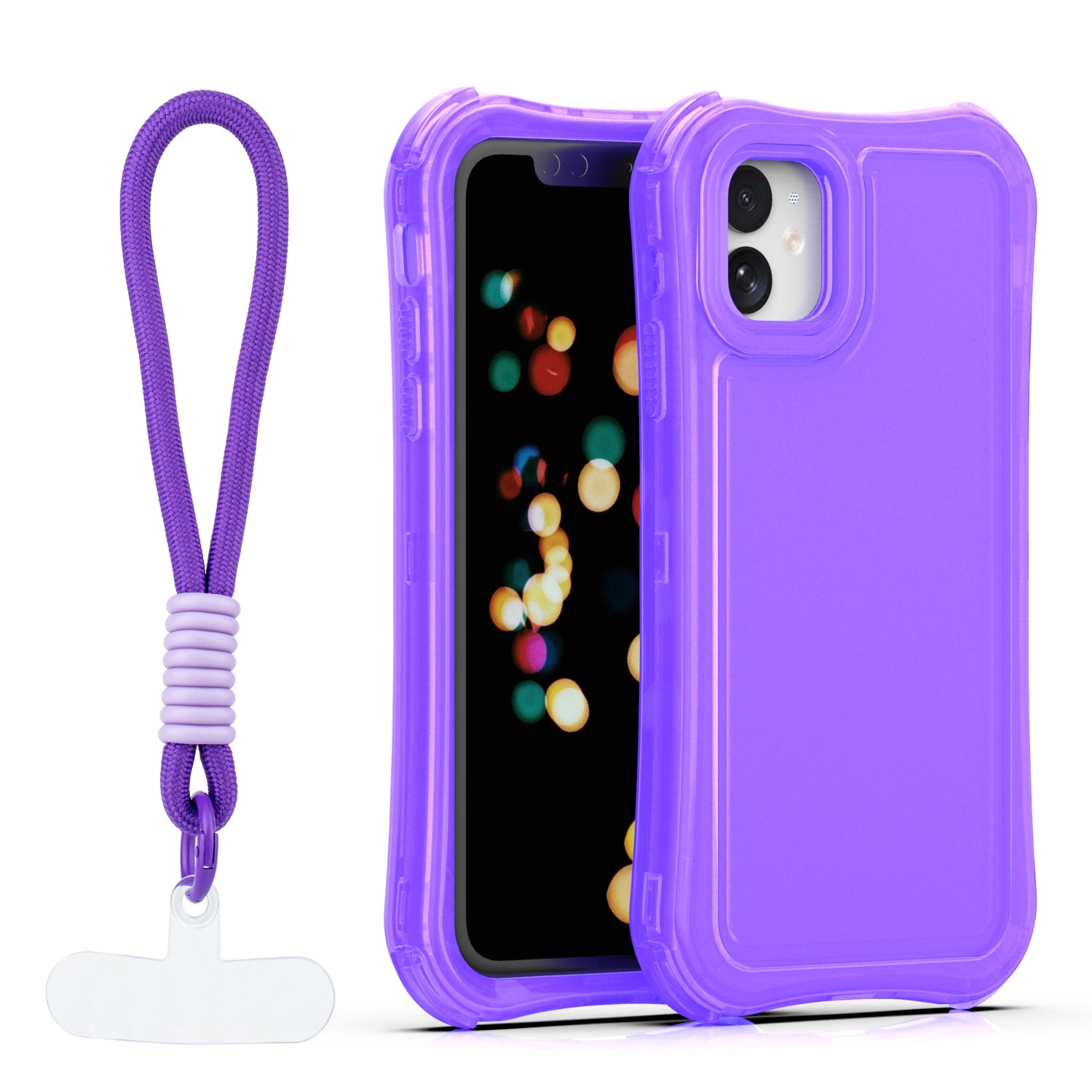 Safepop suojakuori hihnalla iPhone 11 violetti
