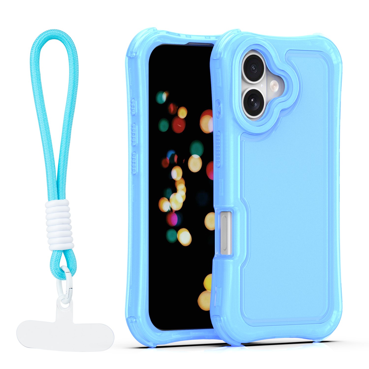 Safepop suojakuori hihnalla iPhone 17 6,3" sininen