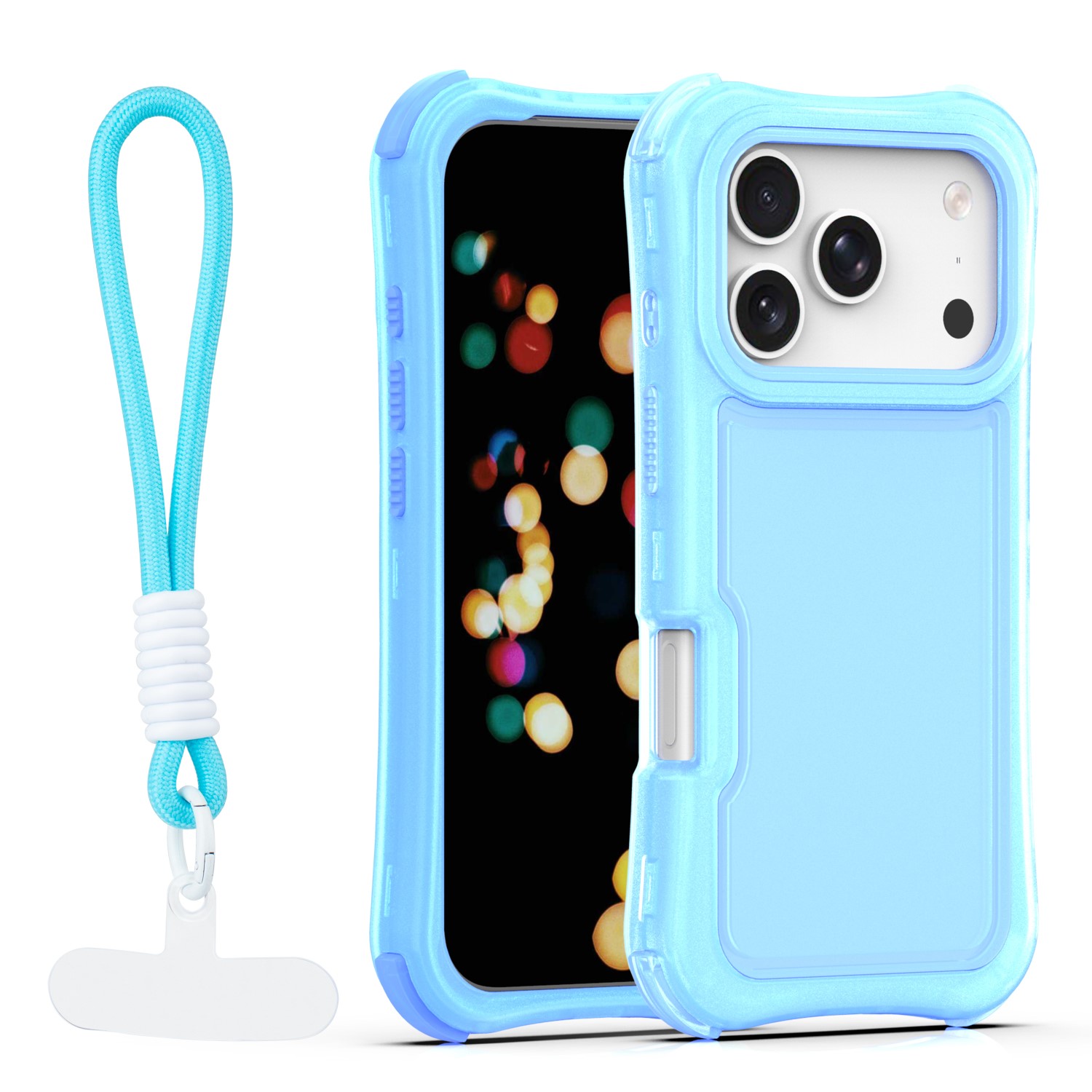 Safepop suojakuori hihnalla iPhone 17 Pro 6,3" sininen