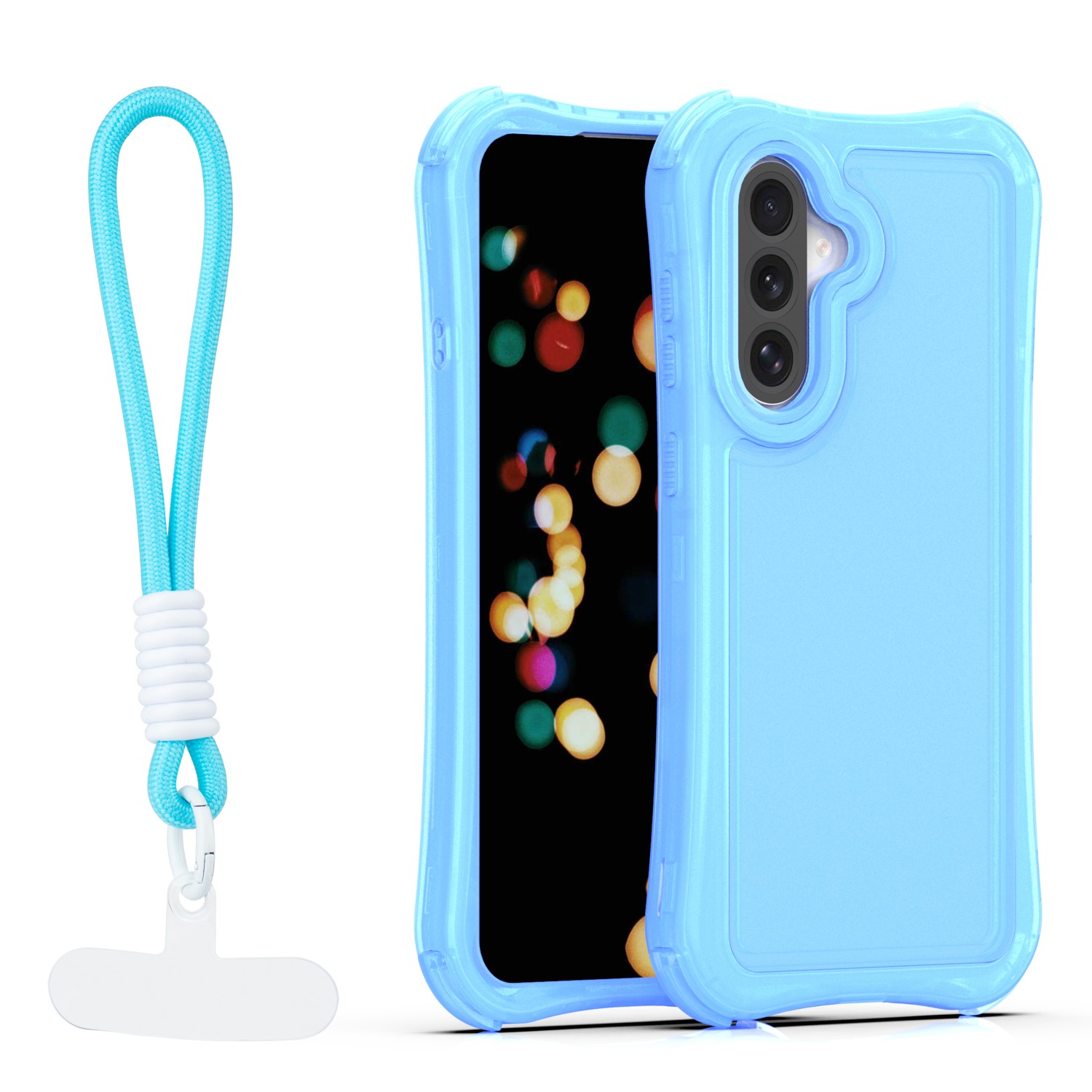 Safepop case with strap for Samsung Galaxy A36 5G / A56 5G / A37 5G blue