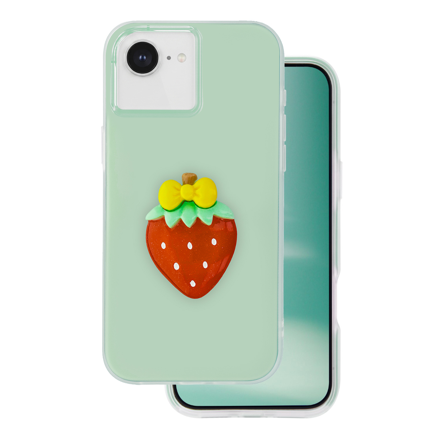 Fruit 2in1 suojakuori iPhone 16e / 17e vihreä