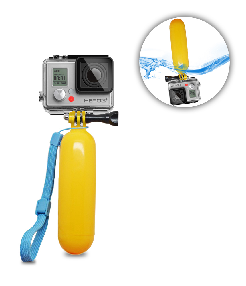 Kelluva kiinnike GoPro SJCAM -urheilukameroille