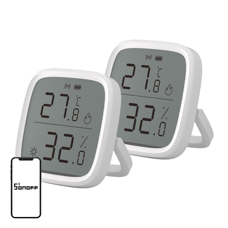 SONOFF ZigBee SNZB-02D Temperature and Humidity Sensor, 2-Pack
